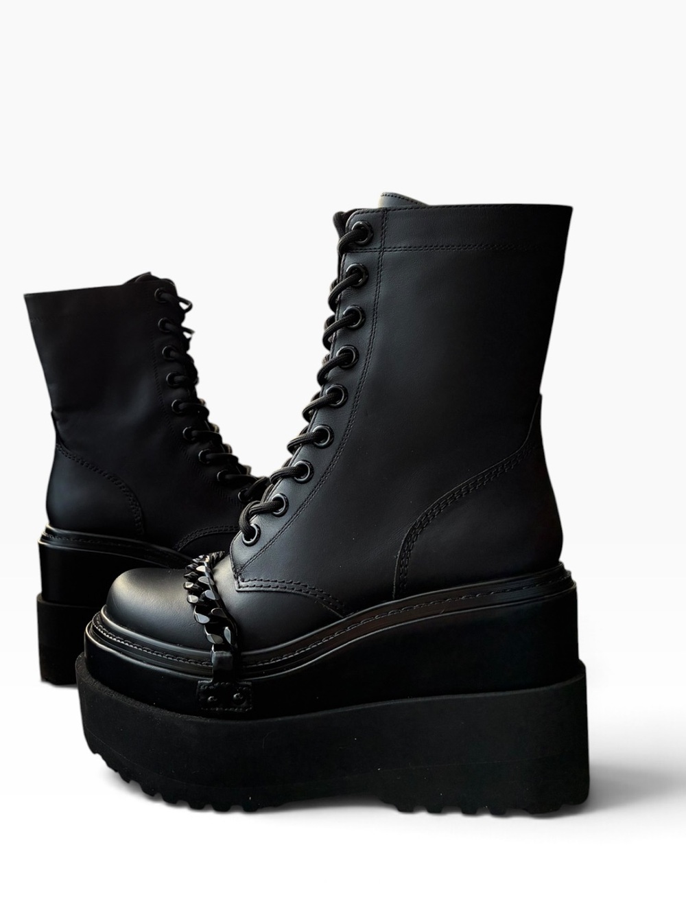 D'AMELIO  CAMDON LEATHER BOOTS NEW - Picture 4 of 8